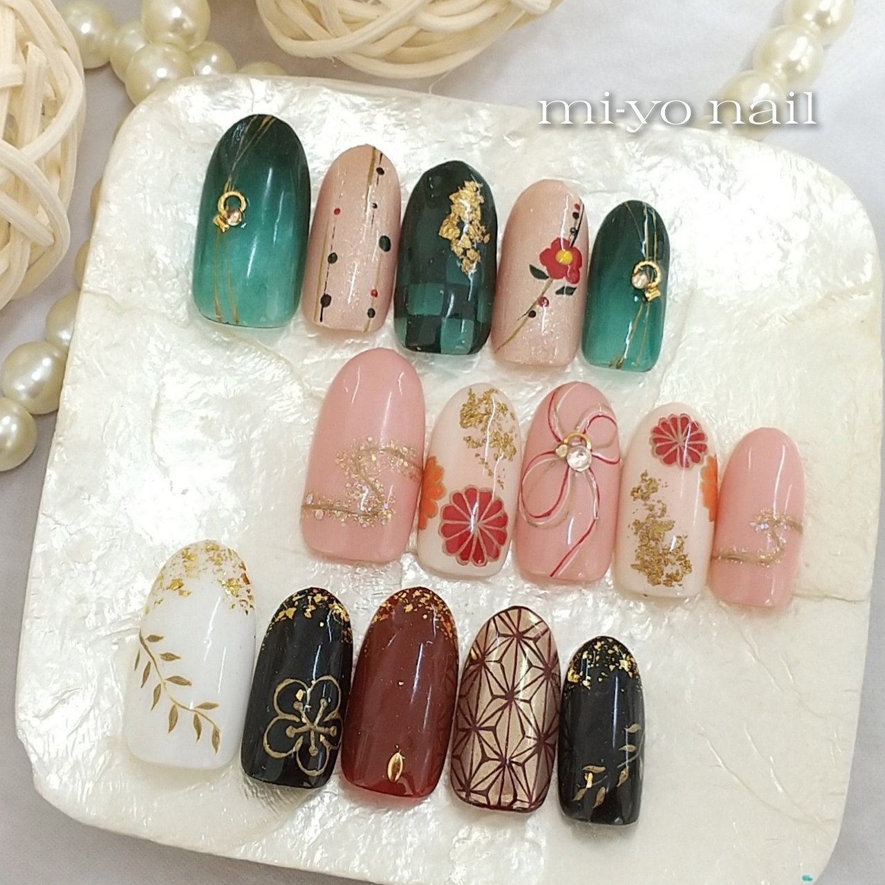 成人式用ネイル 成人式ネイルのネイルデザイン | ノンワイプクリア キャンジェル