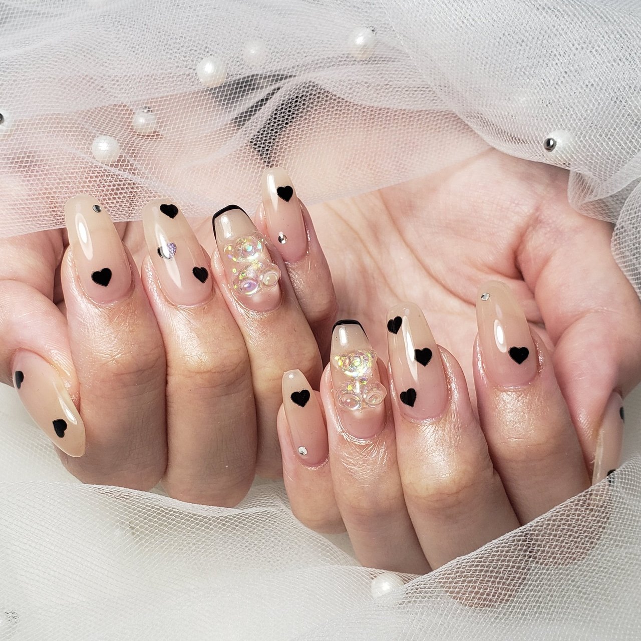 millynail ネイルホイル2+1！ 手編み モチーフ Bijoude nail 〜ビジュードネイル〜のネイルデザイン[No.7775748