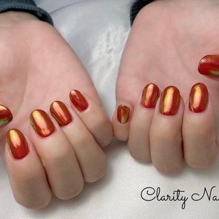 ワンカラー+オプションオーロラパウダー💅✨ 
#ジェルネイル#ネイル#nail#シンプル#持ち込みアート#天王寺#阿倍野#プライベートサロン#ネイルサロン#秋冬ネイル#秋ネイル#冬ネイル#水彩アート#アートし放題#定額デザイン#シンプル#ニュアンス#ニュアンスネイル#ちゅるんネイル#オフィスネイル#フィルイン一層残し#フィルイン#フットネイル#foot#hand#spring#summer#autumn#winter#privatesalon #秋 #冬 #オールシーズン #ハンド #ワンカラー #オーロラ #レッド #ジェルネイル #お客様 #Clarity Nail #ネイルブック