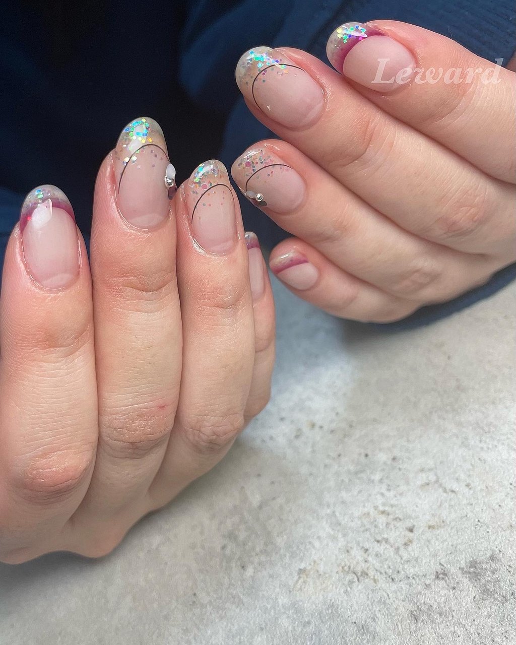 冬 お正月 成人式 ハンド フレンチ Nailsalon Lewardのネイルデザイン No ネイルブック