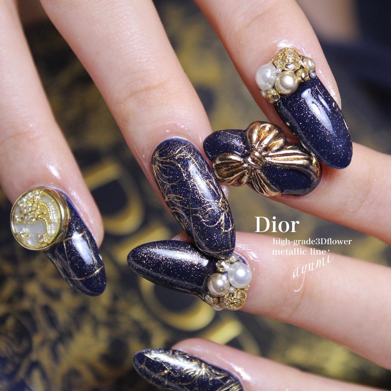Dior クリスマス限定ネイルカラーセット 6色 試してみた】Dior ディオール ヴェルニ（クリスマス