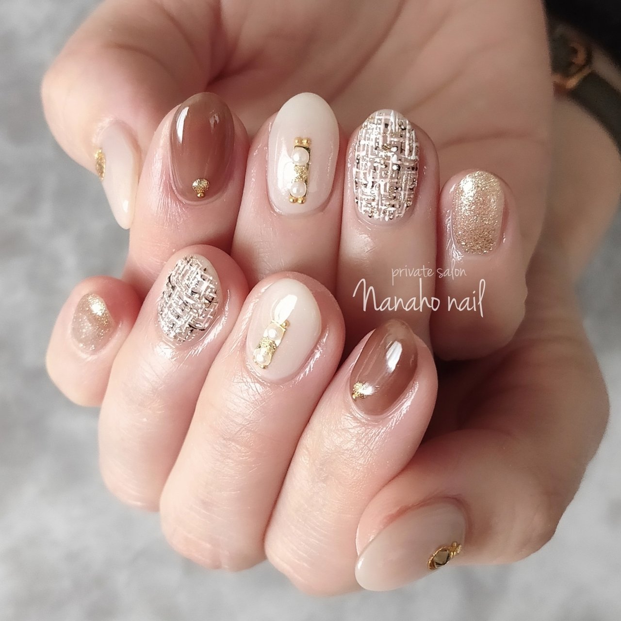 秋/冬/お正月/ハンド/シンプル - Nanaho☆nail(大阪府八尾市)のネイル