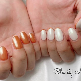 アートし放題持ち込みデザイン💅✨ 
#ジェルネイル#ネイル#nail#シンプル#持ち込みアート#天王寺#阿倍野#プライベートサロン#ネイルサロン#秋冬ネイル#秋ネイル#冬ネイル#水彩アート#アートし放題#定額デザイン#シンプル#ニュアンス#ニュアンスネイル#ちゅるんネイル#オフィスネイル#フィルイン一層残し#フィルイン#フットネイル#foot#hand#spring#summer#autumn#winter#privatesalon #秋 #冬 #オールシーズン #ハンド #フレンチ #ワンカラー #オーロラ #ホワイト #オレンジ #ジェルネイル #お客様 #Clarity Nail #ネイルブック