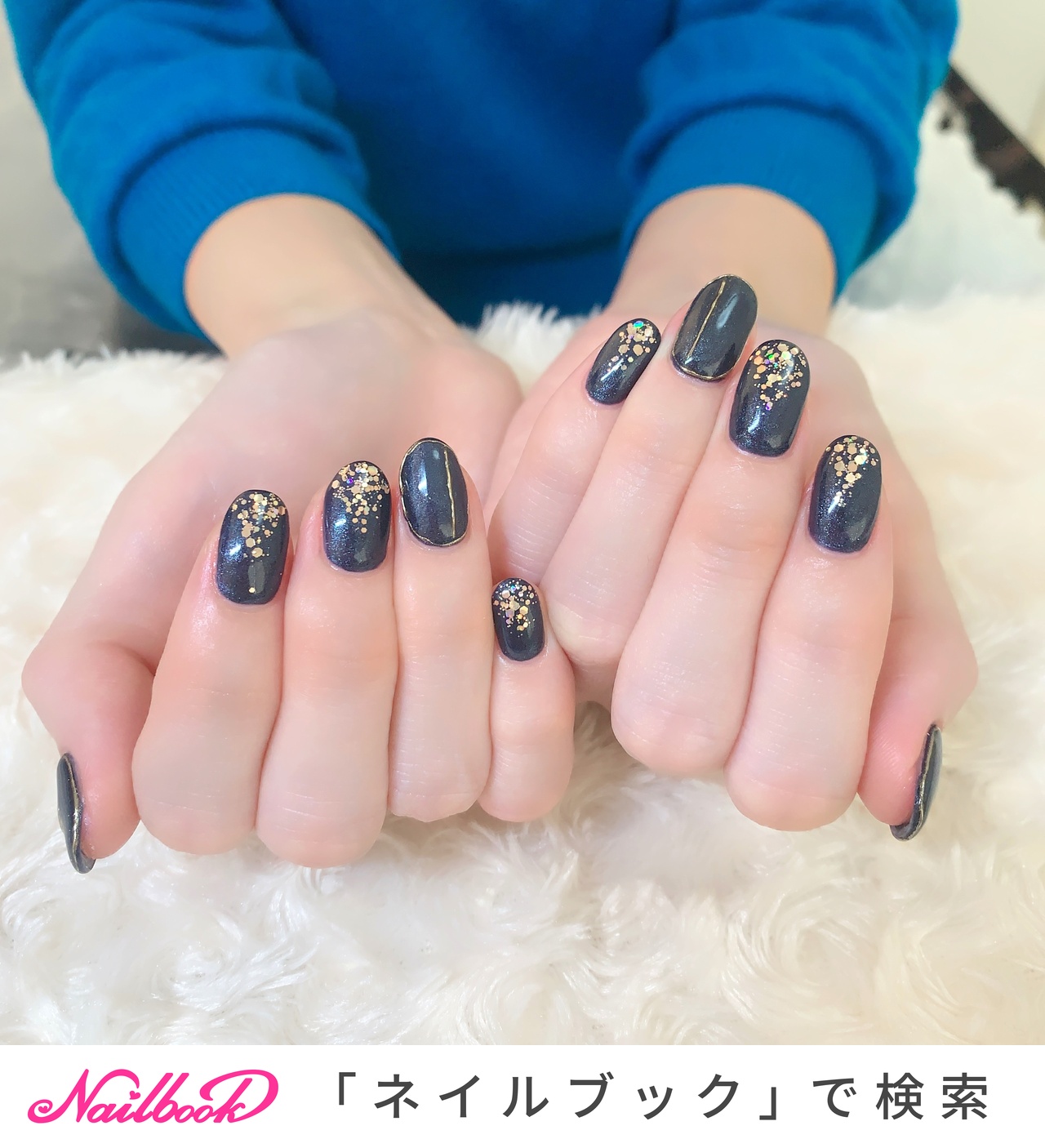 ネイルシール♪ホワイトネイルに、綺麗なパーツなど♪大人っぽく