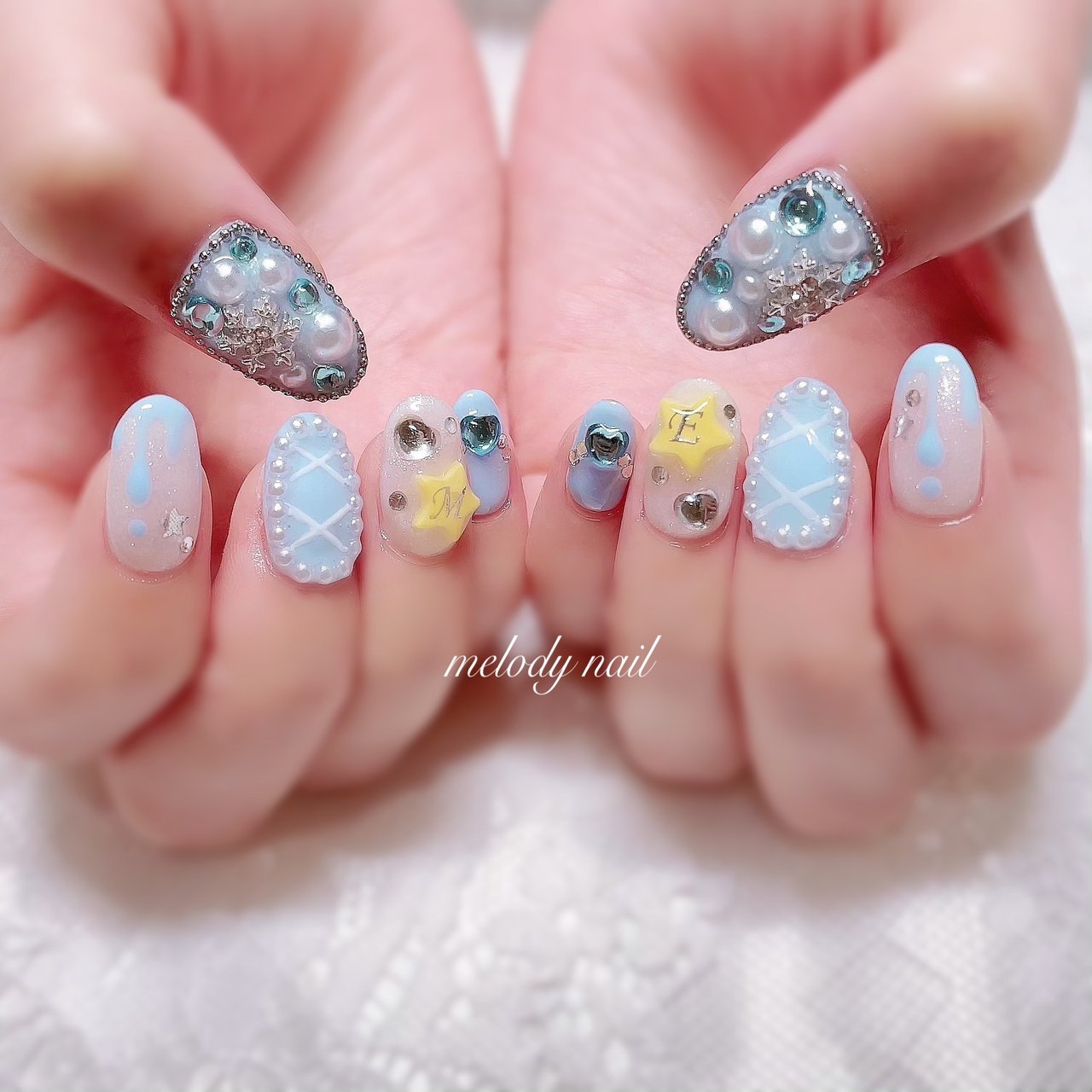 冬 オールシーズン オフィス ブライダル ハンド 𝐦𝐞𝐥𝐨𝐝𝐲 Nail 仙台のネイルデザイン No ネイルブック