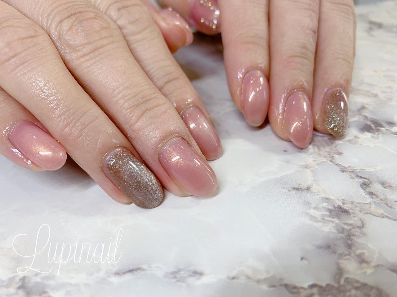 ピンク Lupinailのネイルデザイン No ネイルブック