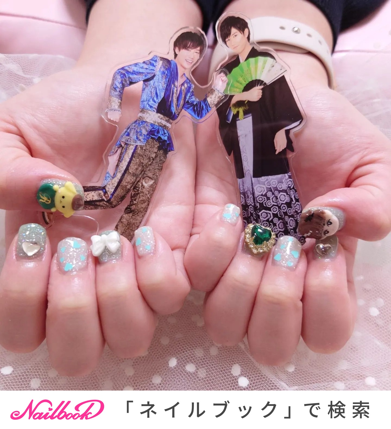 冬/ライブ/女子会/ハンド/ハート - いろはねいる asakiのネイル