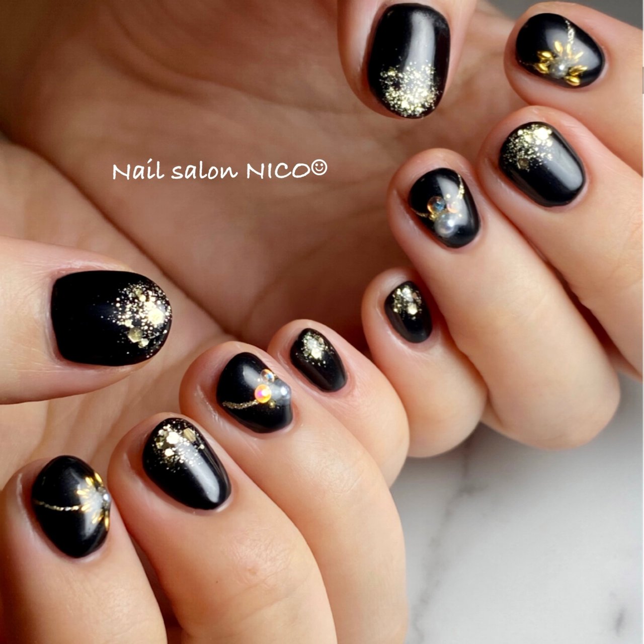 年末年始に⭐︎】ANDIZUMO ネイルカラーセット クリア ブラック