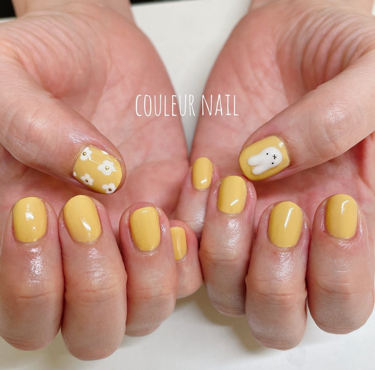 オールシーズン/ハンド/シンプル/フラワー/3D - couleur nail クルール