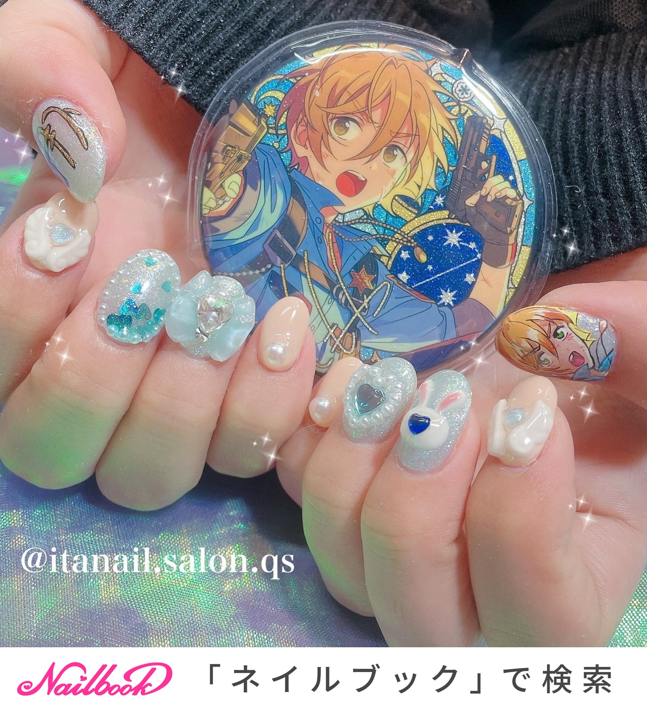 rino ネイルチップ 痛ネイル ネイル オーダー イメージネイル リピ ブライダル/痛ネイル - Ryoのネイルデザイン[No.7807522]｜ネイルブック