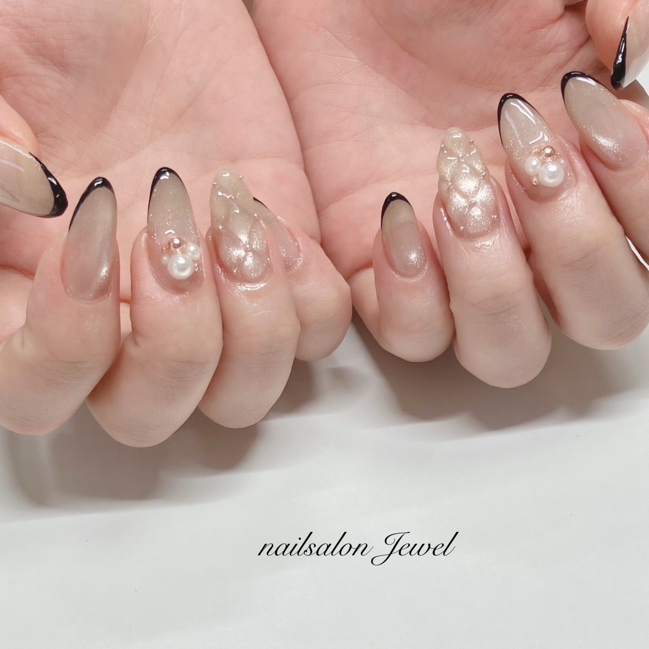 冬/お正月/成人式/ハンド/フレンチ - nailsalon Jewelのネイルデザイン 