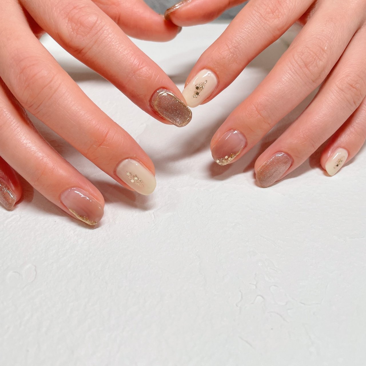 オールシーズン オフィス ブライダル デート ハンド Be Nailのネイルデザイン No ネイルブック