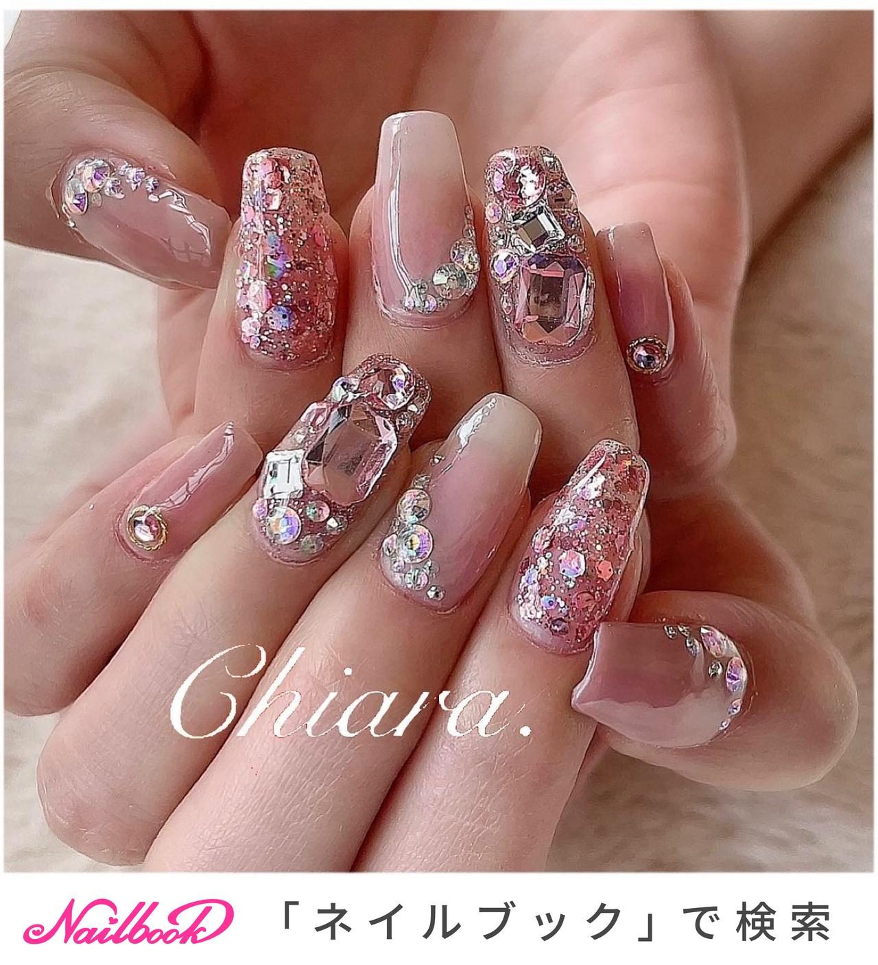 ASHIKIRA(アシキラ)cranberry nailプロデュース Gradation flowers AK