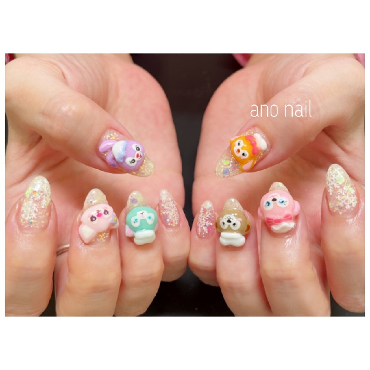 オールシーズン/ハンド/ラメ/痛ネイル/3D - ☆ano nail☆Kanamiの