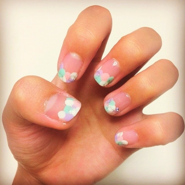 パステル マニキュア セルフネイル Kympuのネイルデザイン No ネイルブック