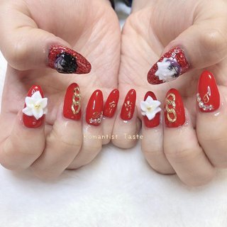 オーダー◇ネイルチップ ギンガムチェック 量産型 リボン ハート 推し  