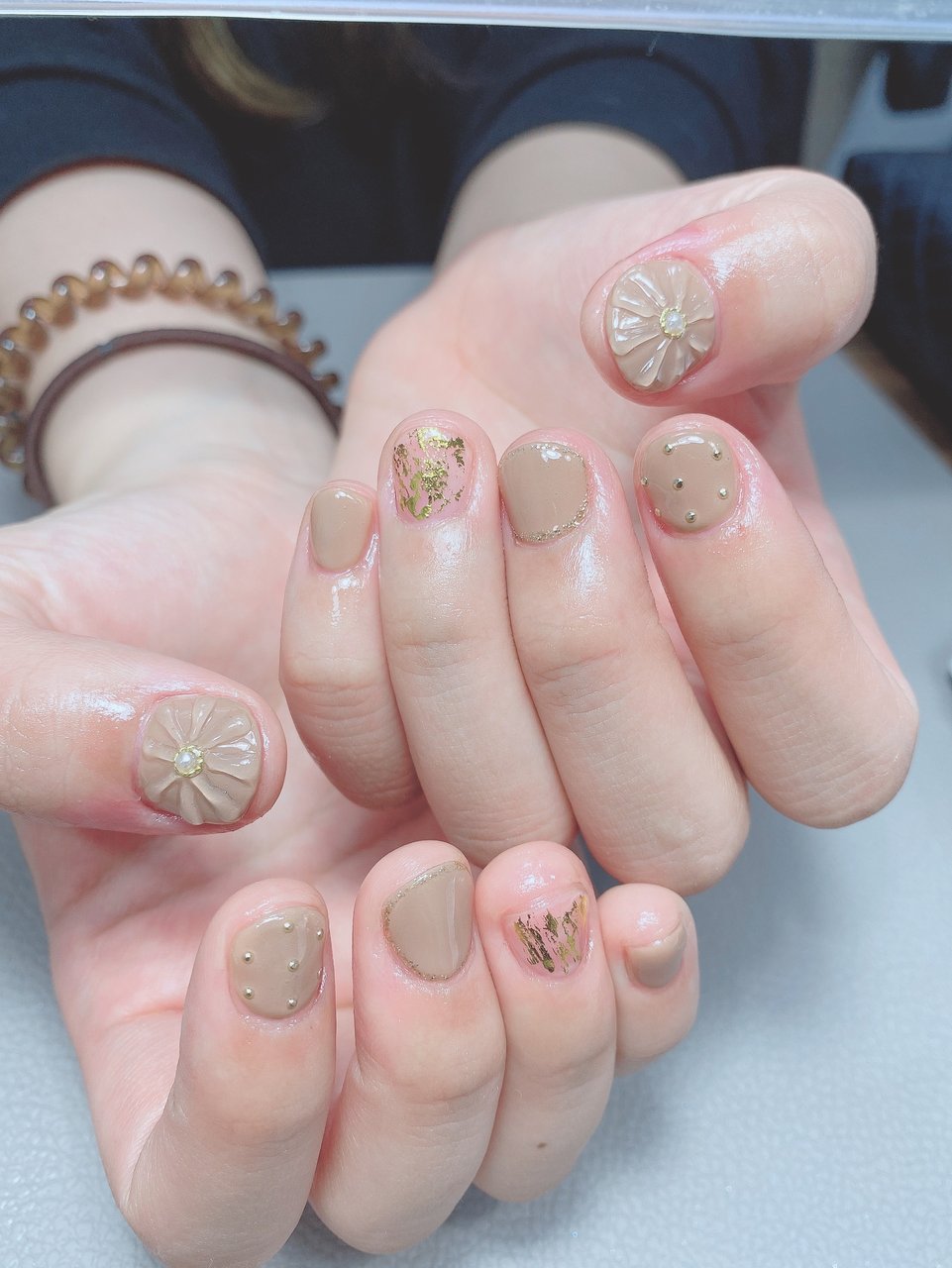 オールシーズン 成人式 オフィス 女子会 ハンド N エヌプラス Nail Salonのネイルデザイン No ネイルブック