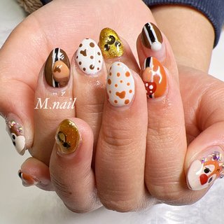 チップとデールのネイルデザイン ネイルブック