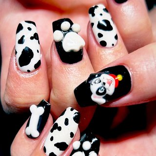 おすすめ順｜3D(エンボス/立体)/#101匹わんちゃんネイルのネイル