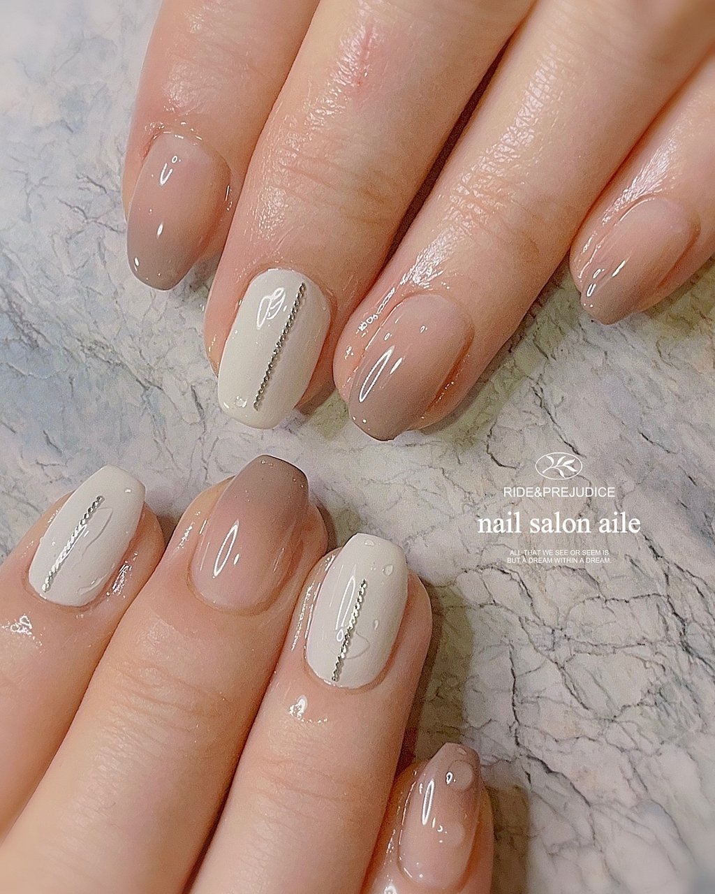 オールシーズン ハンド シンプル グラデーション ワンカラー Nail Salon Aileのネイルデザイン No ネイルブック