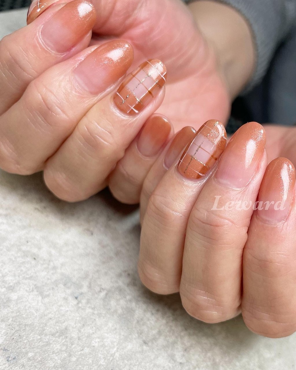 冬 デート 女子会 ハンド グラデーション Nailsalon Lewardのネイルデザイン No ネイルブック
