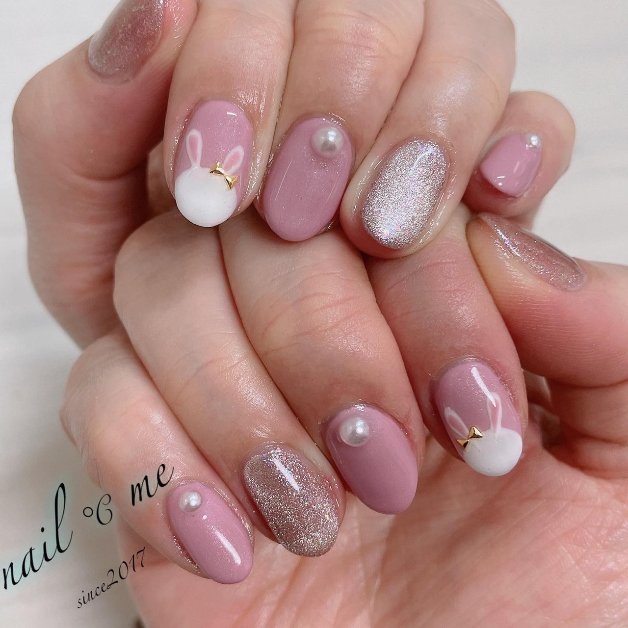 マグネット ピンク ジェルネイル Nail Me ネイルドミー のネイルデザイン No ネイルブック