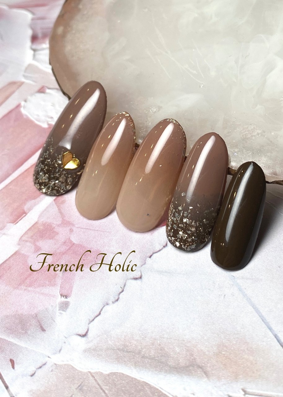 冬 バレンタイン ハンド シンプル グラデーション 完全予約制プライベートネイルサロンfrench Holicのネイル デザイン No ネイルブック