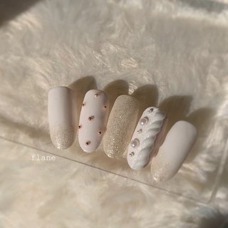 プロフ必読 様 ホワイトワンカラー シンプルネイル #ワンカラーネイル