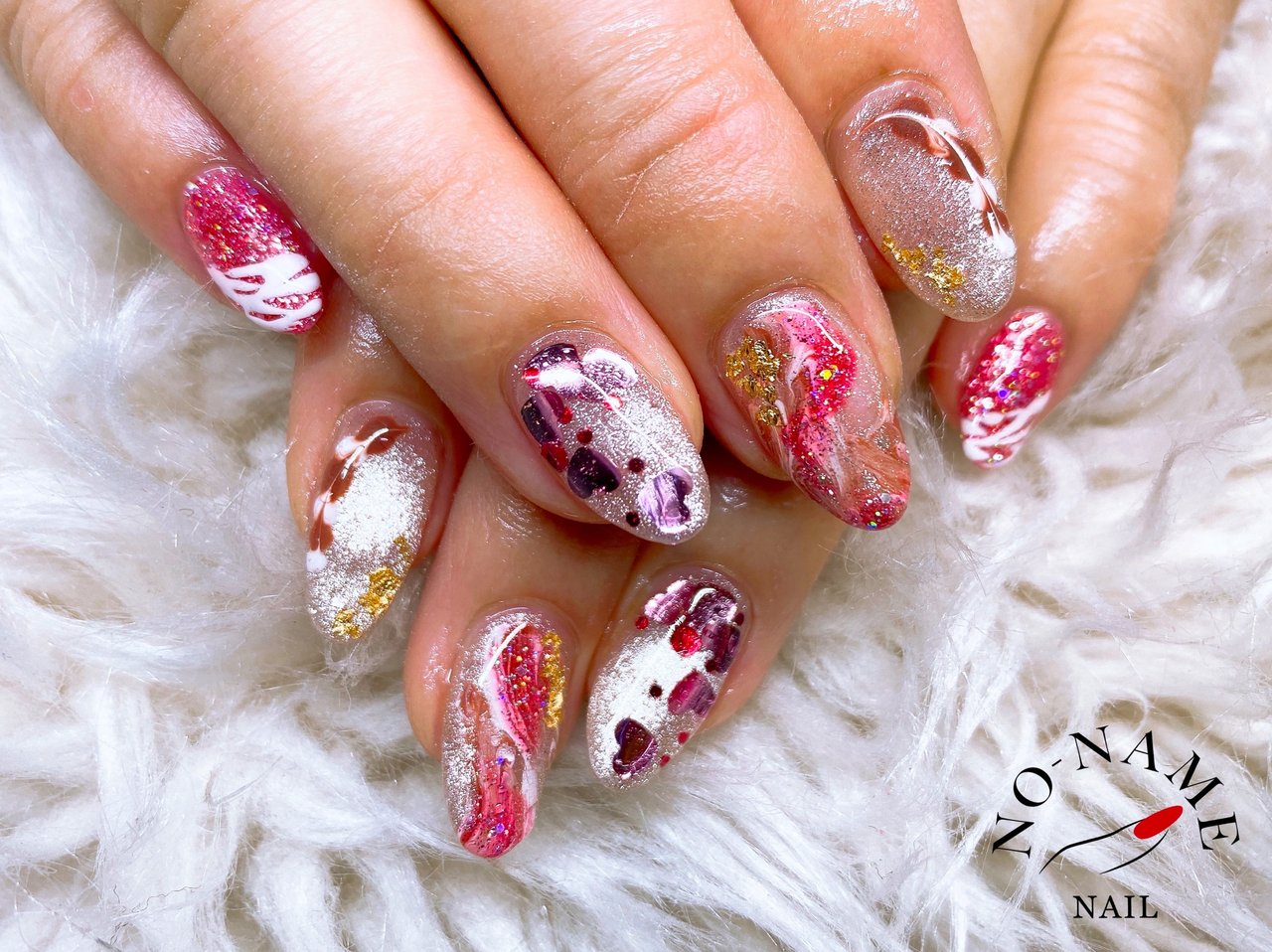 バレンタイン ハンド ピンク ジェルネイル お客様 Sonomiのネイルデザイン No ネイルブック