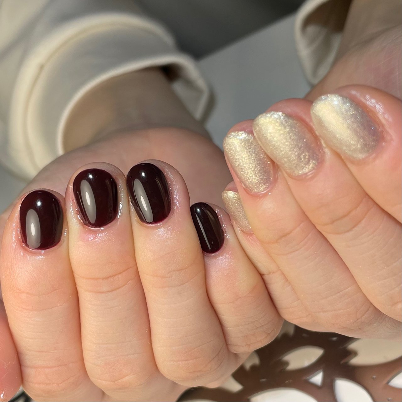 秋 冬 リゾート パーティー ハンド Nail Salon Moncheriのネイルデザイン No ネイルブック