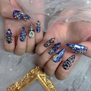 ロックネイルのネイルデザイン ネイルブック