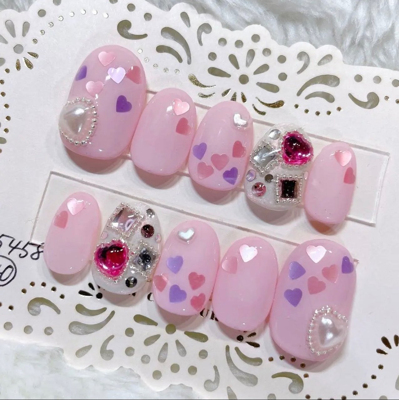 冬/バレンタイン/パーティー/デート/ハンド - muu nailのネイル  