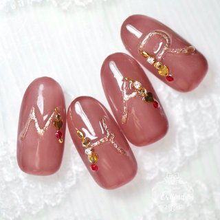 ネイルチップ イニシャル追加無料 指輪ネイル