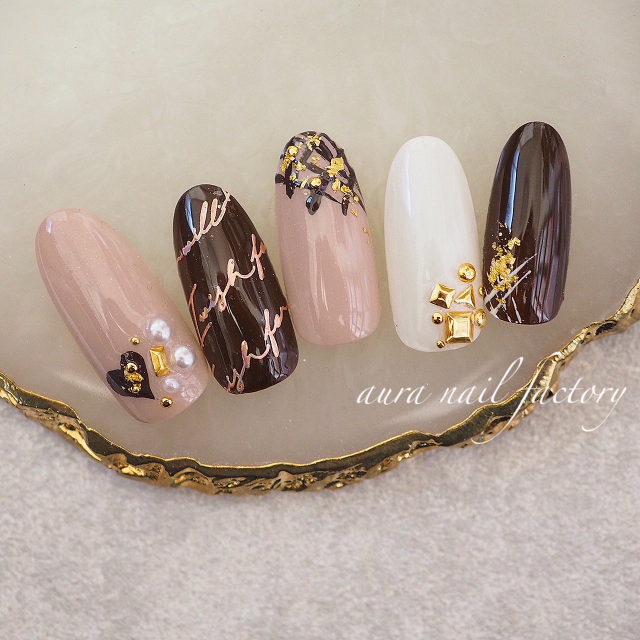 冬/バレンタイン/デート/女子会/ハンド - aura nail factory 工藤  