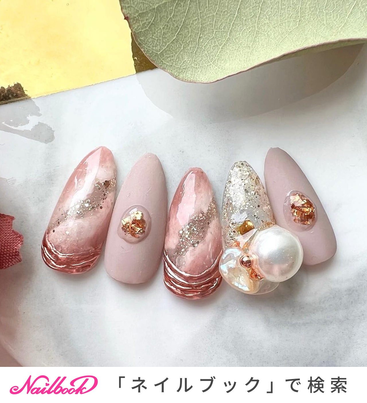 オールシーズン/デート/ラメ/ニュアンス/キラキラ - shokonail_の