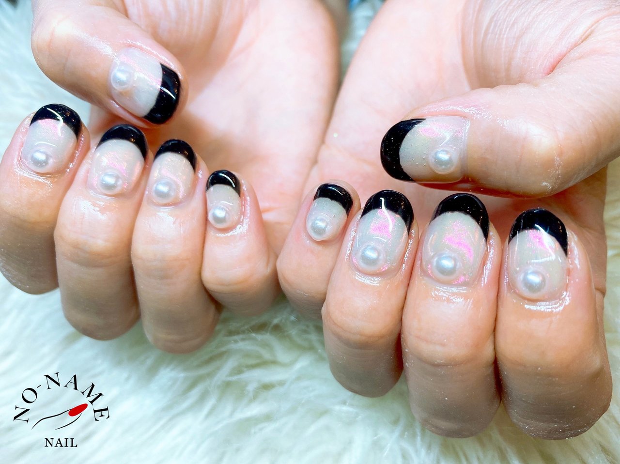 ハンド フレンチ ブラック ジェルネイル お客様 Sonomiのネイルデザイン No ネイルブック