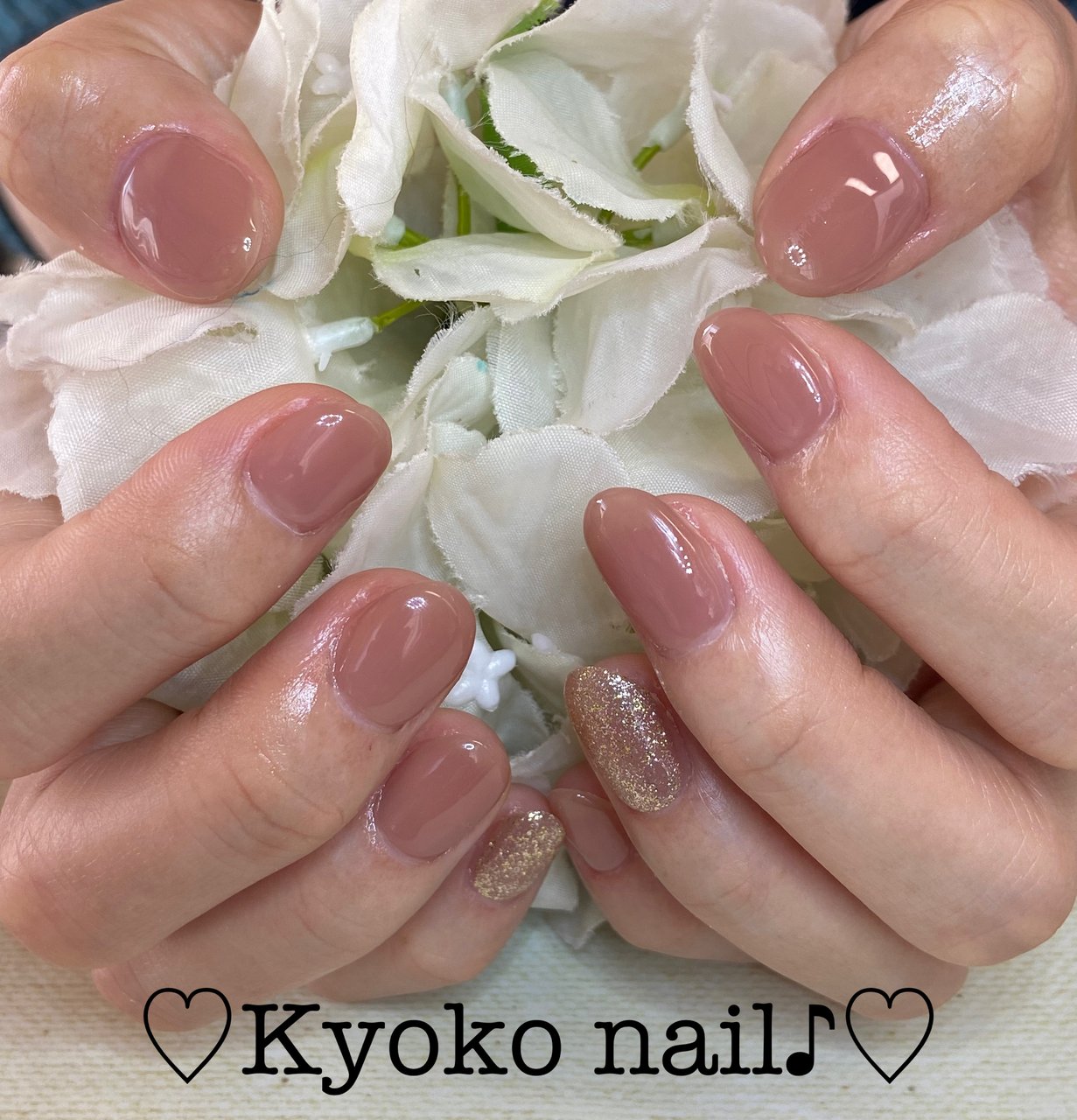 オールシーズン ハンド ラメ ワンカラー ショート Kyoko Nailのネイルデザイン No ネイルブック