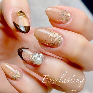 ネイルチップ オーダー ミラー ぷっくりハート マグネット