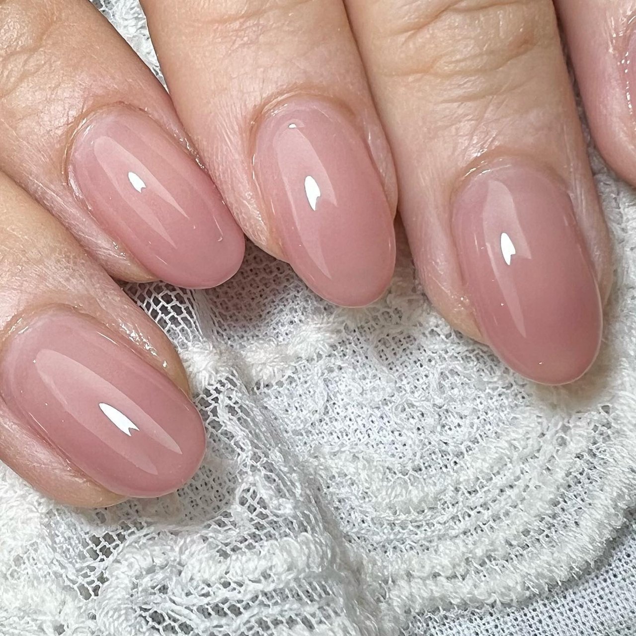 オフィス/シンプル/ワンカラー/ショート/ピンク - 奈良♡パラジェル