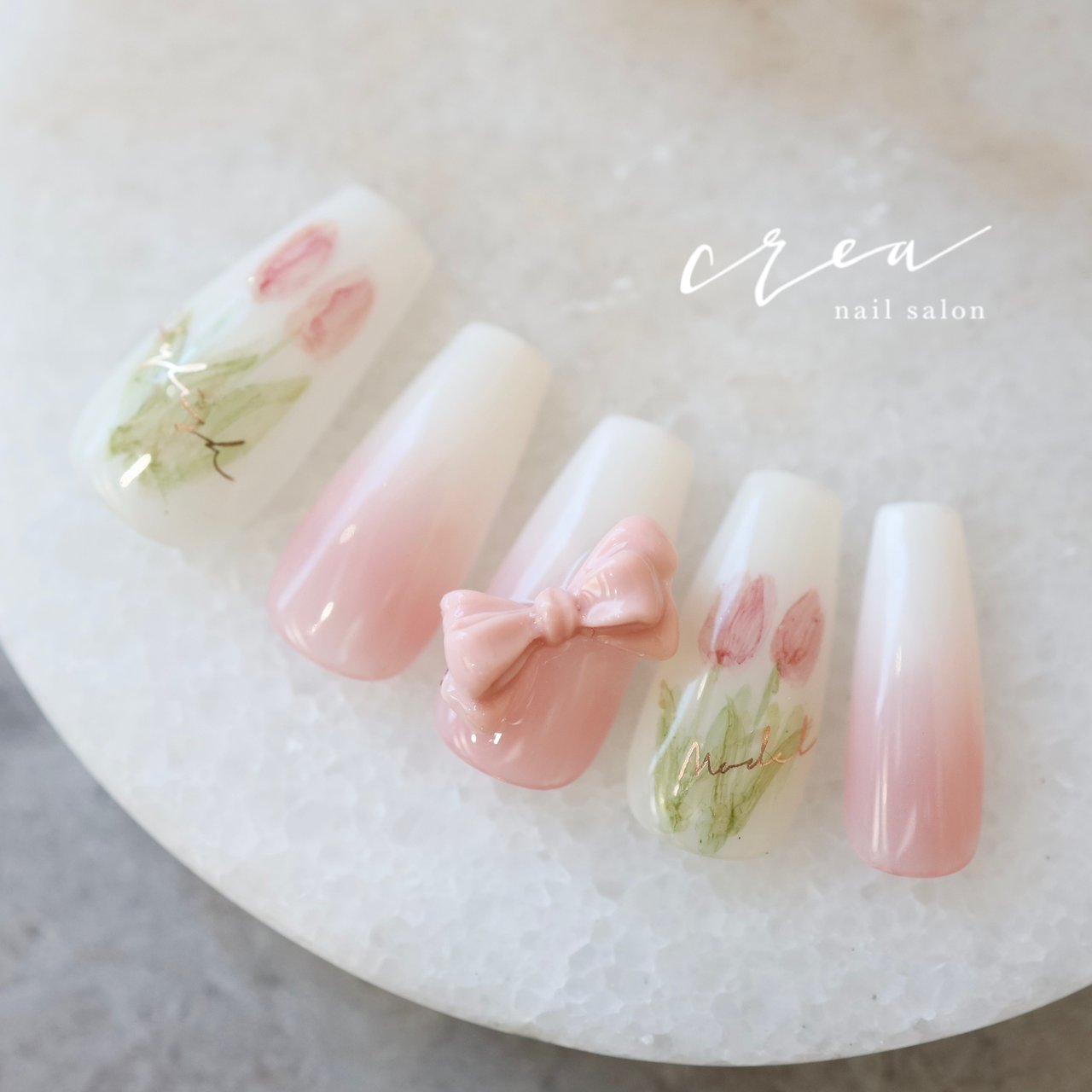 春/卒業式/入学式/ハンド/グラデーション - nailsalon crea 小川ちえの  