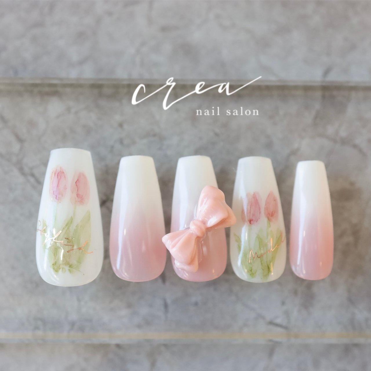 春/卒業式/入学式/ハンド/グラデーション - nailsalon crea 小川ちえの  