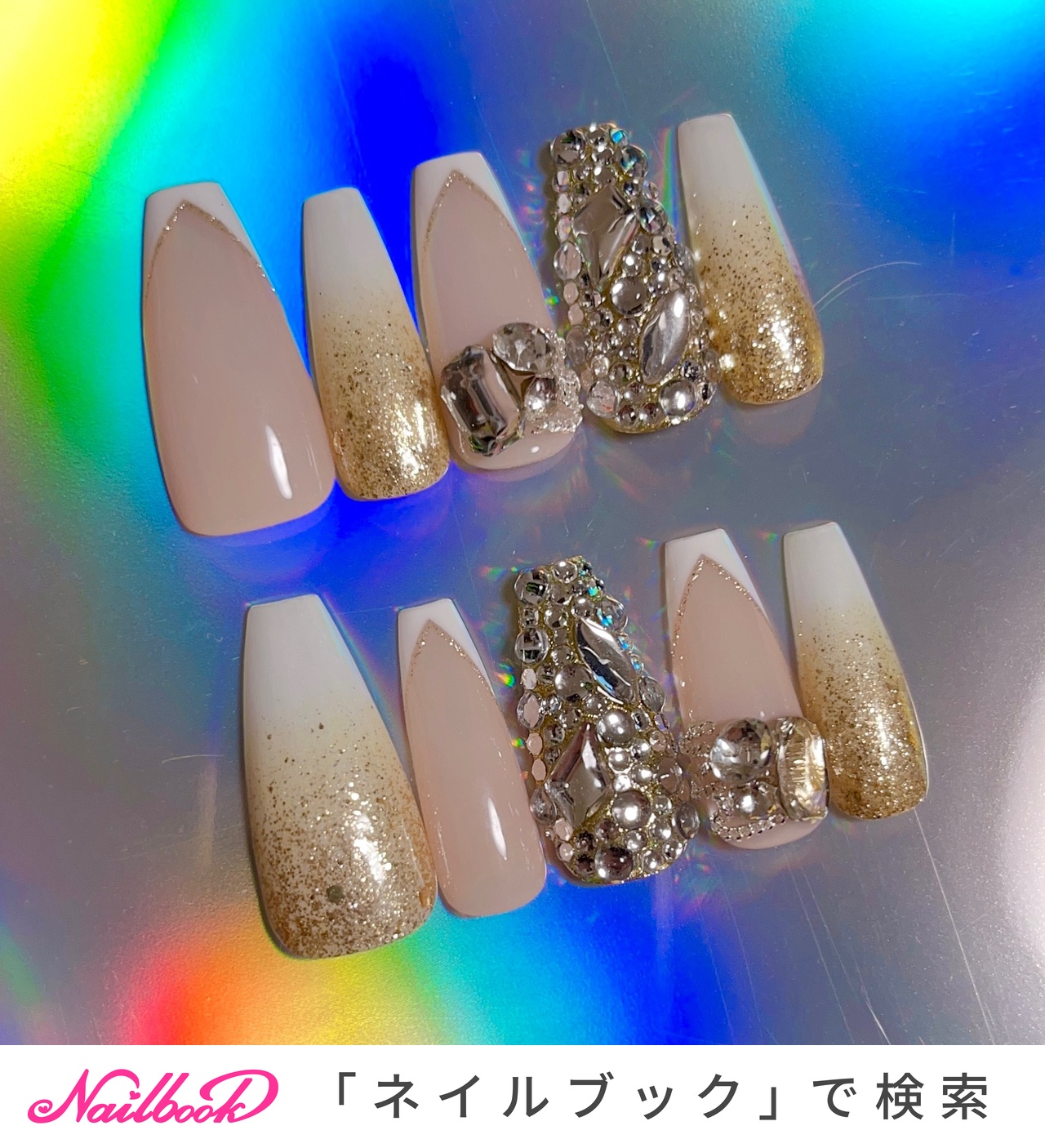 リピネイル　フレンチネイル ♡ホワイトハートフレンチネイル♡ いつもありがとうございます