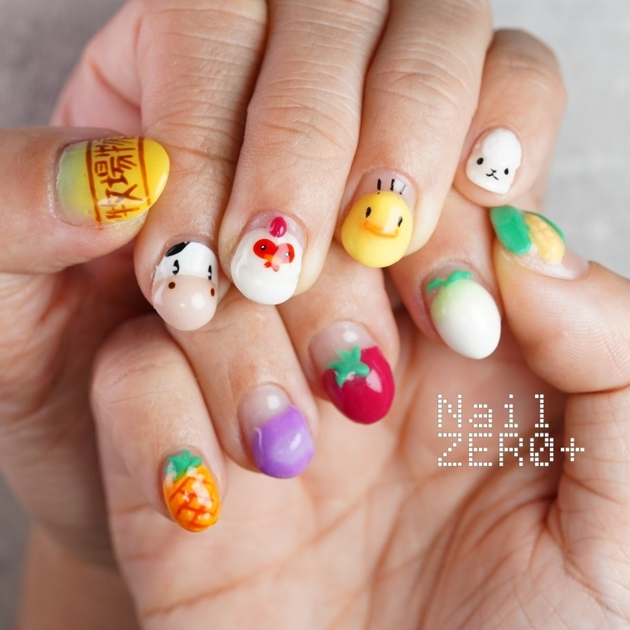 オールシーズン/パーティー/女子会/ハンド/3D - 塩見隼人 [池袋]ネイル