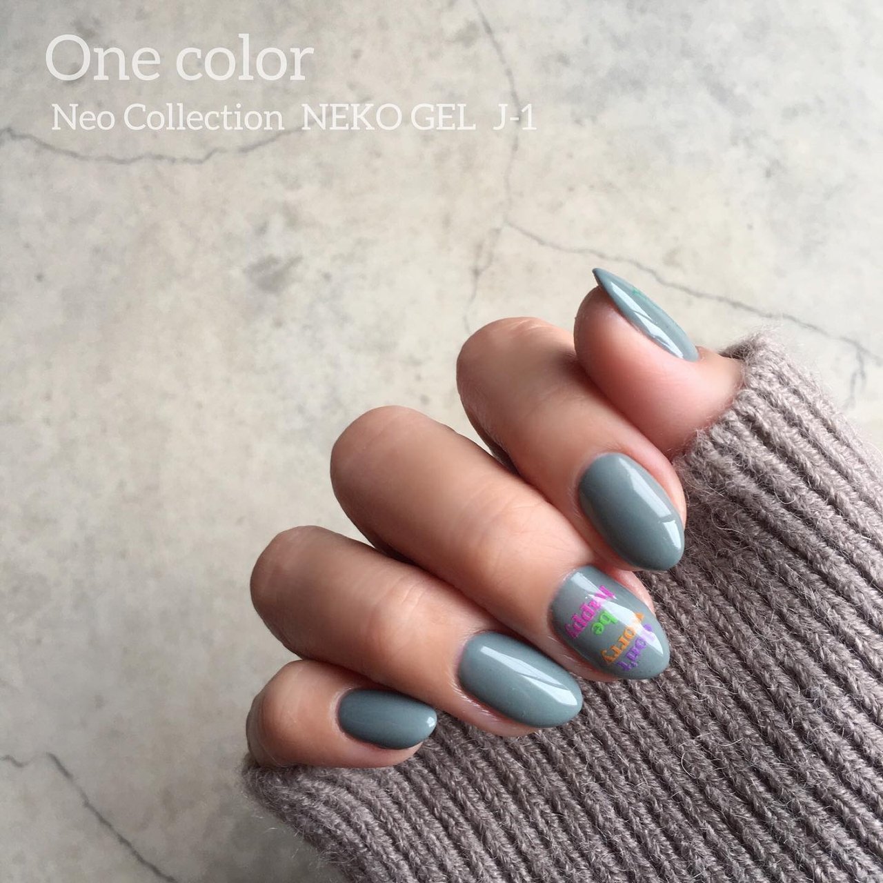 シンプル/ワンカラー/個性派/ショート/ジェルネイル - あっこの