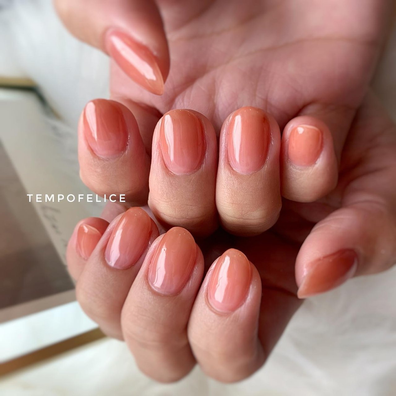 オフィス/ジェルネイル - nailsalonTempoFeliceのネイルデザイン[No.7928389]｜ネイルブック