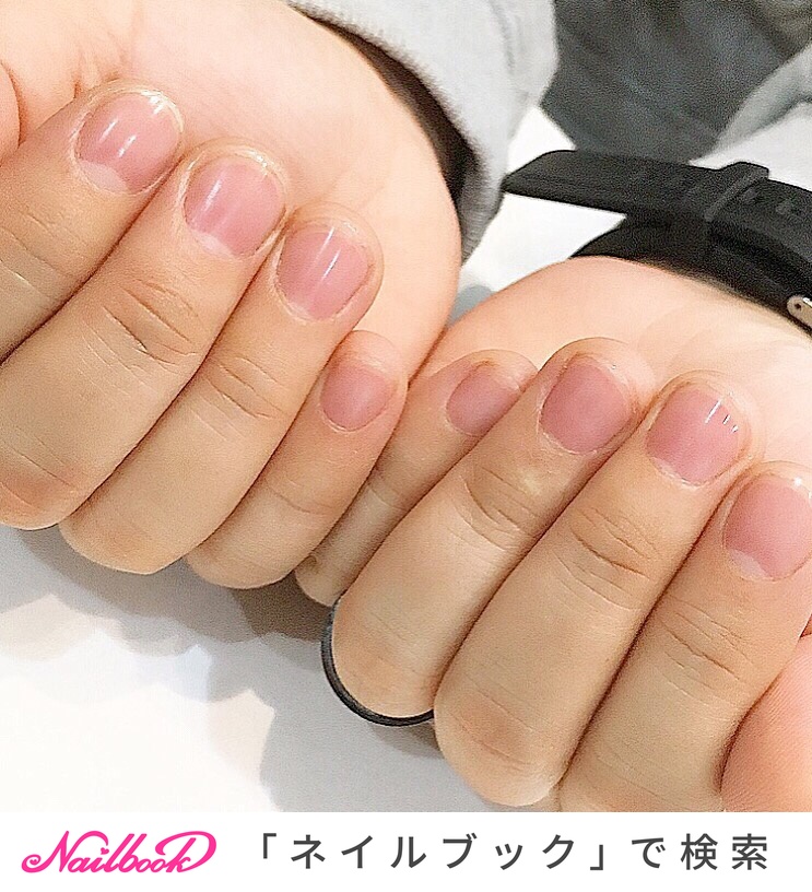 オールシーズン オフィス ハンド ショート クリア Nailsalon Preleのネイルデザイン No ネイルブック