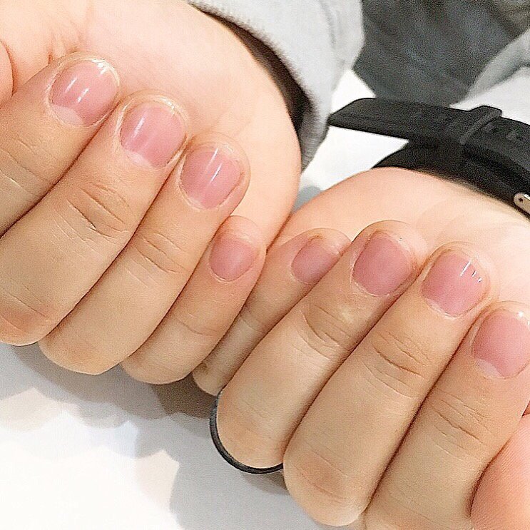 オールシーズン オフィス ハンド ショート クリア Nailsalon Preleの