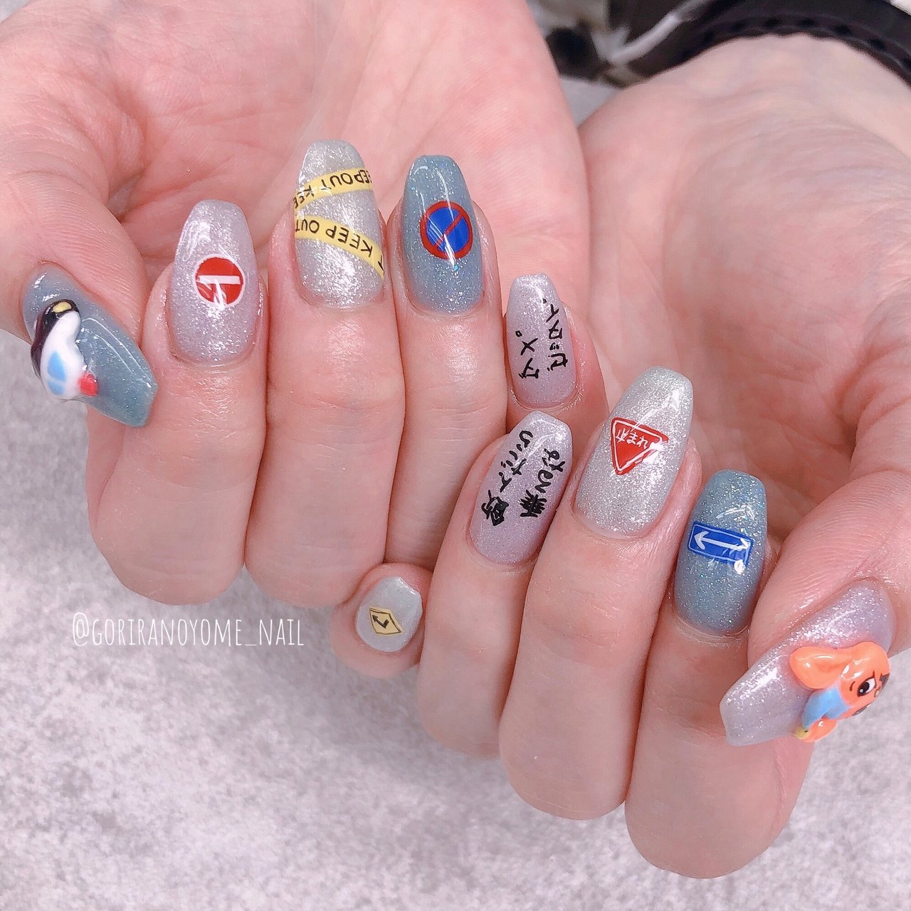 痛ネイル/ジェルネイル - NAILSALON 710-ﾅﾅｲﾁｾﾞﾛ-のネイルデザイン[No