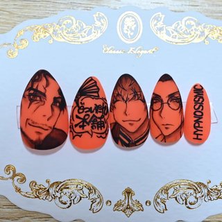 躑躅森盧笙のネイルデザイン｜ネイルブック