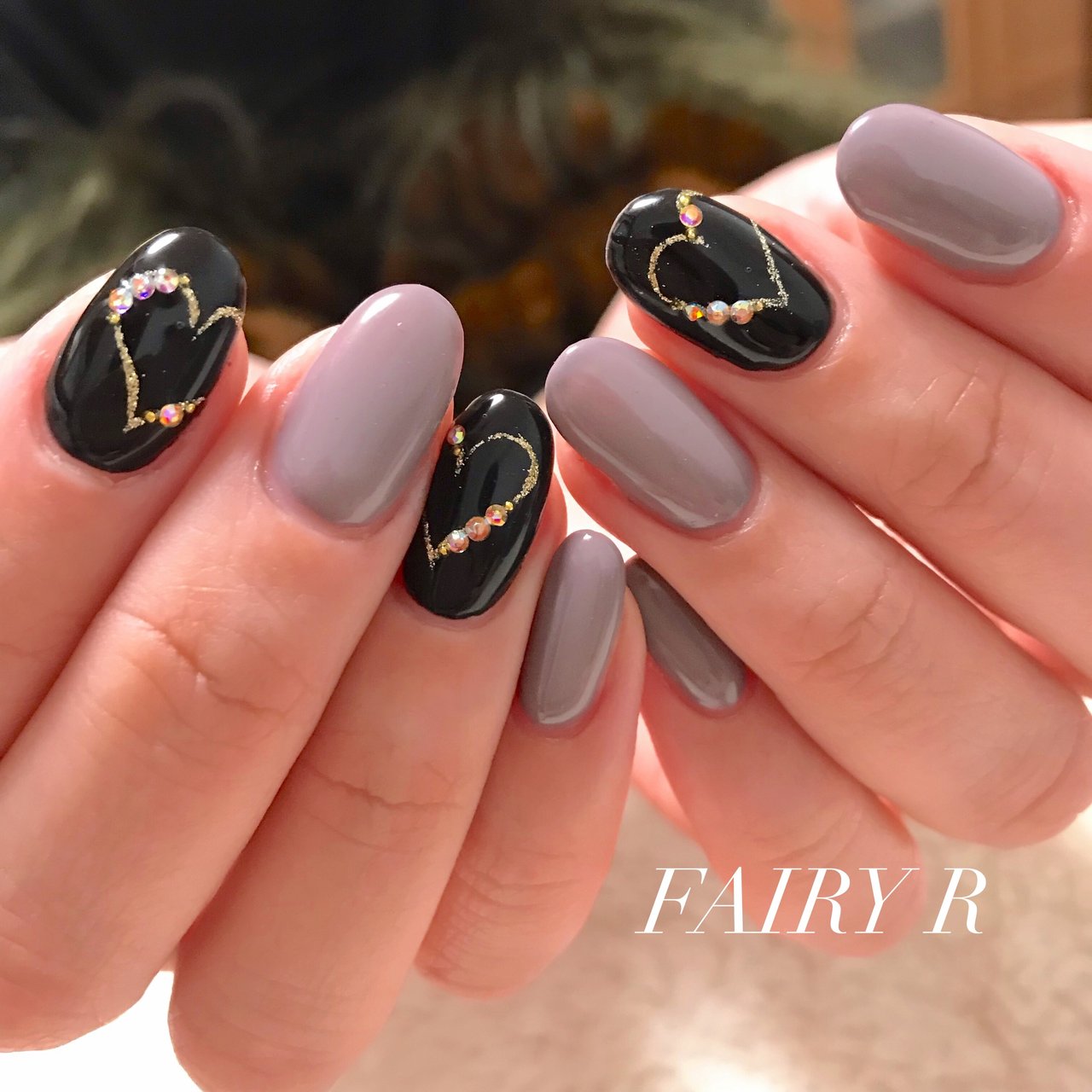 春/オールシーズン/ハンド/ハート/ミディアム - FAIRY Rのネイル